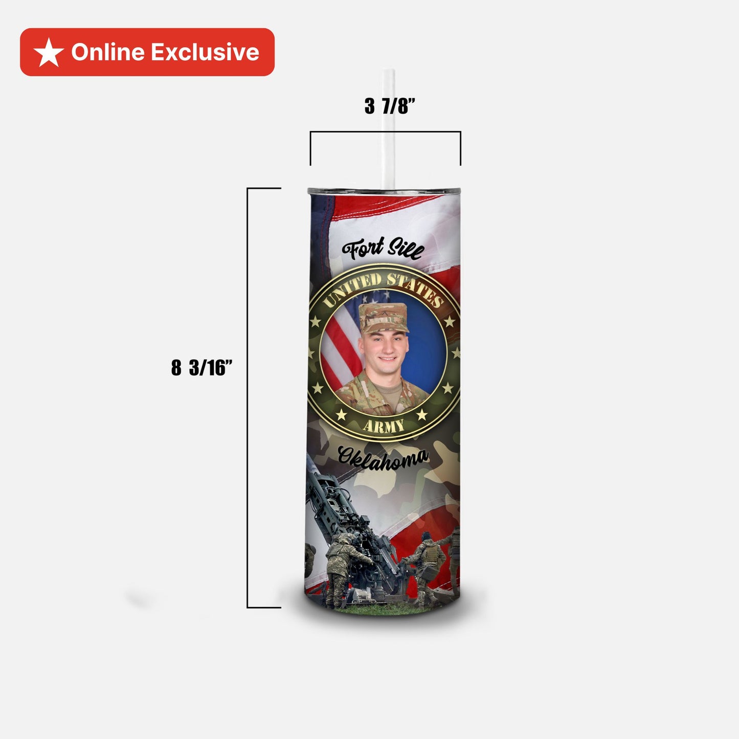 Portrait Photo Tumbler