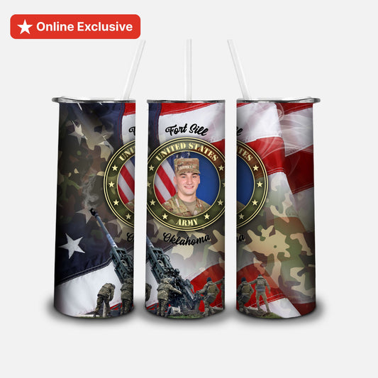 Portrait Photo Tumbler