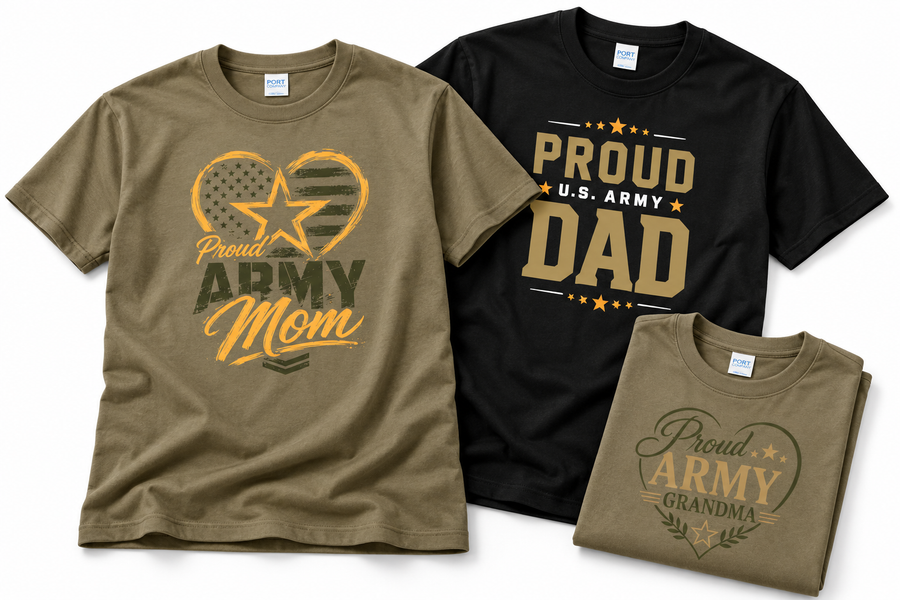 Proud Army family shirts from Ft. Sill Photos